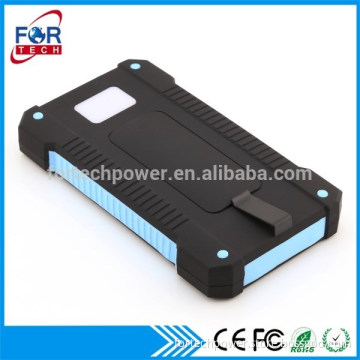 2017 Friendly New Energy Best Seller Portable Power Pack Solar Power Bank 8000mAh for Outdoors Use